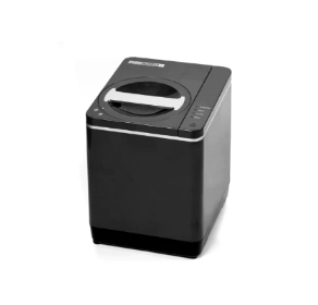 Photographie d'une machine qui permet de déshydrater les déchets alimentaire et du faire du compostage pour les plantes , fleurs et jardins